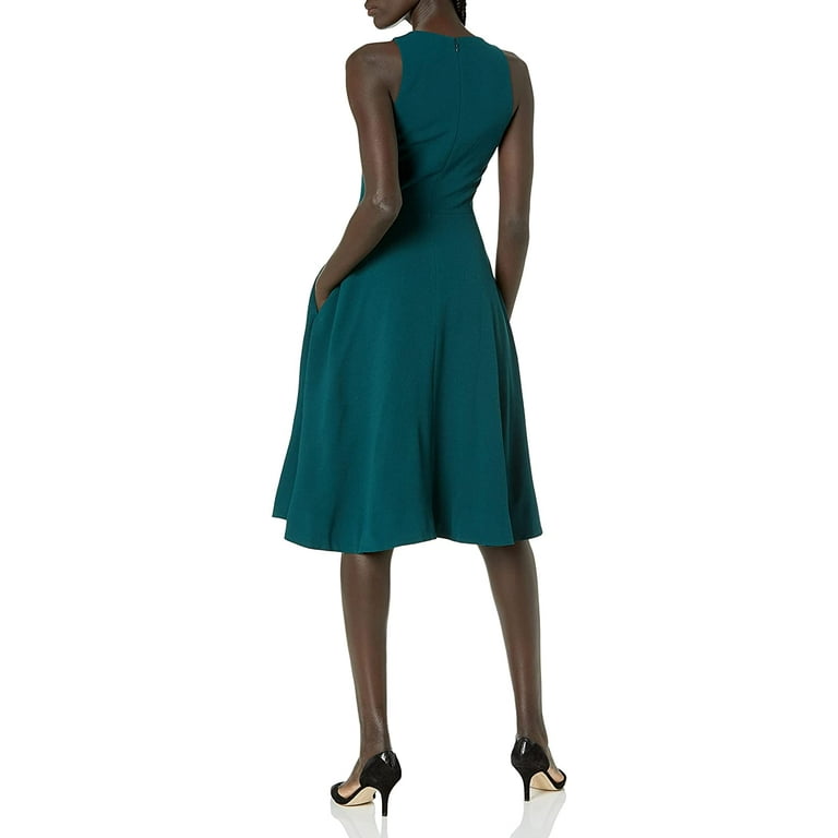 Catalina tea length fit store flare dress dress the population