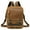 Red brown, variant on Horse Leather Men'S Backpack Multifunctional Leather Student Backpack Outdoor Travel Chest Bag Messenger Bag,Light brown