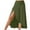 Green, variant on Women's High Waist Ruffled Long Sport Dress - Solid Color, Flattering Fit, T-Shirt Pairing, Summer Casual
