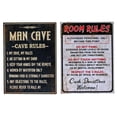 thumbnail image 1 of Mur De Fer Art (Règles / Man Cave Room) (Asstd) - Set of 2, 1 of 1