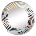 thumbnail image 2 of Designart "Zen River Mountain Vistas" Japan Art Spiral Round Wall Mirror - People Oval Printed Decorative Mirror - Multiple Color Options, 2 of 5