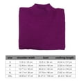 thumbnail image 1 of unbranded 1Ud Camiseta Base De Para Mujer Manga Larga En Mezcla De Morada Cálida, 1 of 5