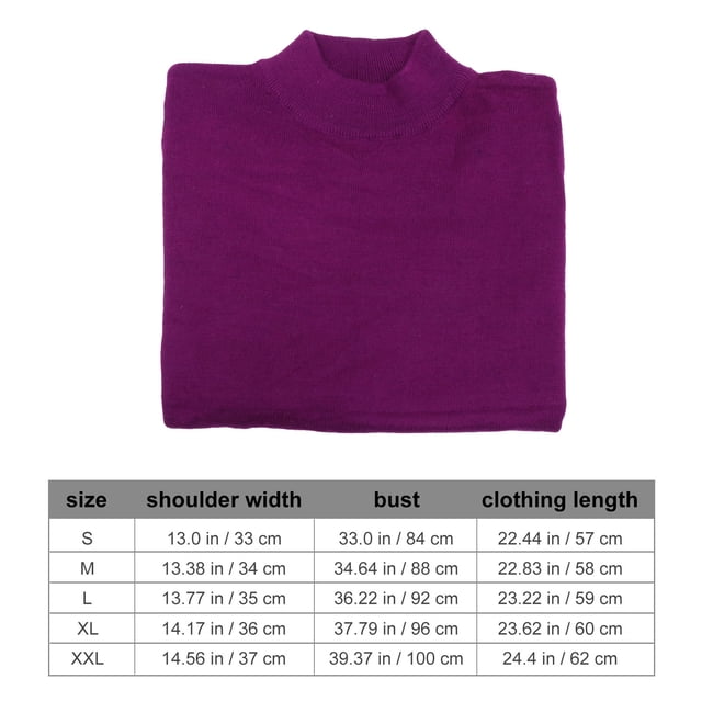unbranded 1Ud Camiseta Base De Para Mujer Manga Larga En Mezcla De Morada Cálida