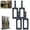 4pcs#11, variant on Steel Wire Twisting Tool for Drill, Fast Tightening & Auto Trimming Twist Attachment, Multifunctional Iron Wire Nut Twister/Knotter with 1/4" Hex Shank, For Fencing, Rebar Tying
