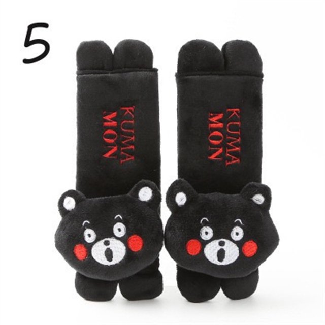 Funda para cinturón de seguridad de coche, funda para hombro Sanrio, dibujos animados tridimensionales, funda para hombro extendida, suministros de decoración interior de coche, máquina de agarre