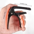 thumbnail image 4 of Capo,Guitar Capo for Acoustic Electric Guitar (Black Cpao), 4 of 10