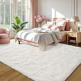 thumbnail image 2 of Alfombra LOCHAS, ultrasuave y esponjosa, 244 x 305 cm, color crema, 2 of 7