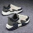 thumbnail image 4 of justharion Chaussures de Marche pour Hommes Antidérapantes Respirantes pour Randonnée Courtes Excursions Extérieur Blanc 39, 4 of 8