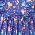 thumbnail image 4 of Toddler Girls Dresses Casual Mermaid Flutter Sleeve Dress 2-3T, 4 of 5