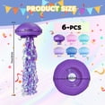 thumbnail image 6 of 6 Pack 9.8" Jellyfish Paper Lanterns, 6 Colors Mermaid Jellyfish Lanterns, Hanging Jelly Fish lanterns Under Sea Party Decorations for Ocean Themed Birthday Supplies Classroom Ceiling Decor, 6 of 7