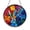 Acrylic 3.5 Inch, variant on Decorative Sewing Buttons Stained Glass Suncatcher Window Hanging Decor, Colorful Craft Buttons and Thread Art Glass Panel, Sewing Hobby Design Decorative Window Ornament for Craft Lover Home Gift