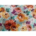 thumbnail image 5 of oneOone Cotton Cambric Orange Fabric Florals Fabric For Sewing Printed Craft Fabric By The Yard 56 Inch Wide-FA, 5 of 5