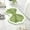 Green, variant on Hmgxay Bow Shaped Toilet Floor Mat, Absorbent Bathroom Rug with Soft Fabric, Quick Drying Household Mats, Versatile Entrance Carpet