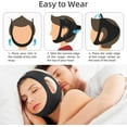 thumbnail image 3 of Anti Snore Chin Strap - Anti-Dry Mouth Chin Strap for CPAP Users - Stop Noise - Snoreless Sleeping Solution for Men and Women - Breathing Aid for Snoring, 3 of 14