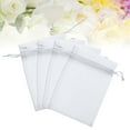 thumbnail image 3 of Monyance organza bags 100 Pcs Drawstring Organza Gift Bags Jewellery and Candies for Wedding Baby Shower Favors Mesh Gift Bag - 9x12cm (White)(4.72X3.54X0.04Inches), 3 of 10