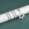 thumbnail image 5 of Star of David Pendant Necklace Israel Jewish Stainless Steel Jewelry Gift, 5 of 9