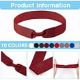 thumbnail image 4 of 10 Colors Bowknot Hat Band Stretchable Hat Ribbon Bands Panama Hat Band for Cowboy Hat Bend Brim Fedora Hat Women Mixed Color DIY, 4 of 6