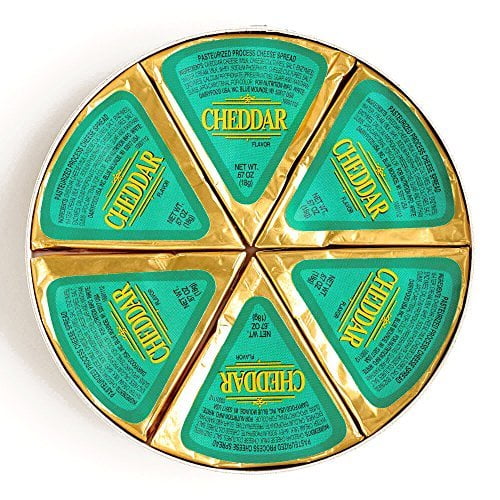 Lactoprot Cheddar Cheese Wheel 4 oz each (5 Items Per Order) by