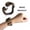 B, variant on Realistic Cobra Snake Bracelet, Adjustable Flexible Plastic Animal Wristband for Costume Prank Prop Accessory