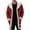 Red, variant on XMMSWDLA 2022 Clearance Men Tops Winter Casual Solid Turndown Keep Warm Single-breasted Windbreaker Thicken Overcoat Coat