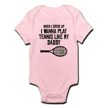 

CafePress - Play Tennis Like My Daddy Body Suit - Baby Light Bodysuit