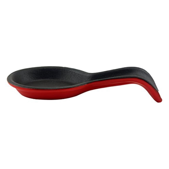 Cast Iron spoon rest - Red