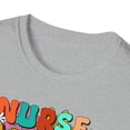thumbnail image 3 of Nurse Mama, Gildan Unisex Softstyle Shirt, Retro Floral Graphic Tee, S-3XL, 3 of 3