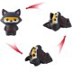 thumbnail image 4 of Squishies Slow Rising Ninja Juguete antiestrés Kawaii Halloween Juego para aliviar el estrés Gadgets extraños, Adecuado para Halloween para niños y Adultos, 4 of 4