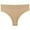 Beige, variant on Mrat Thong Panties Women's Solid Color Underwear Cotton Underwear Bikini Panties Silky Comfy Yoga Panties Womens Panties S-286 Wine L
