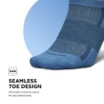 thumbnail image 5 of Feetures High Performance Ultra Light Ankle Sock - No Show Socks for Women & Men with Heel Tab - Denim Daze, M (1 Pair), 5 of 7
