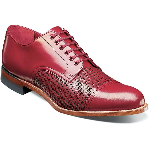 Stacy Adams Stacy Adams Madison Shoes Cap Toe Oxford New Color Red