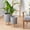 Solid Round, variant on DecMode 10 In. Planter, MGO, Grey, 2 - Pieces