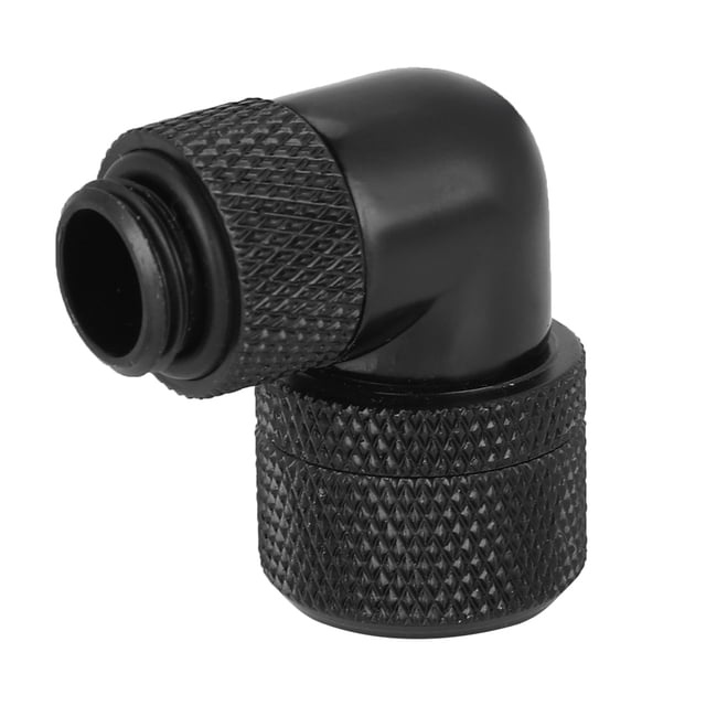 Water Cooling Fitting, Right Angle G1/4 2 Points Thread Long Service Life 90 Water Cooling Fitting Easy Installation For Computer Water Cooling Systems