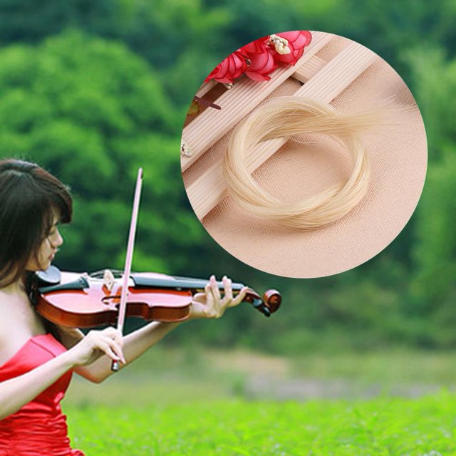 1 Hank Mongolian Violin Bow Hair Universal Horsehair Violin Parts Accesorios Ndcxsfigh Para Estrenar