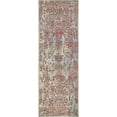 thumbnail image 1 of Unique Loom Tapis Moderne Victorien Extérieur 2' x 6' Coureur Rouge/bleu Clair, 1 of 1
