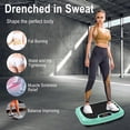 thumbnail image 2 of Vibration Plate Exercise Machine for Lymphatic Drainage, Power Plate Vibrating Platform, Shaker for Weight Loss, Exercise Board with 120 Levels for Home Gym$$Sport & Recreation Other, 2 of 10