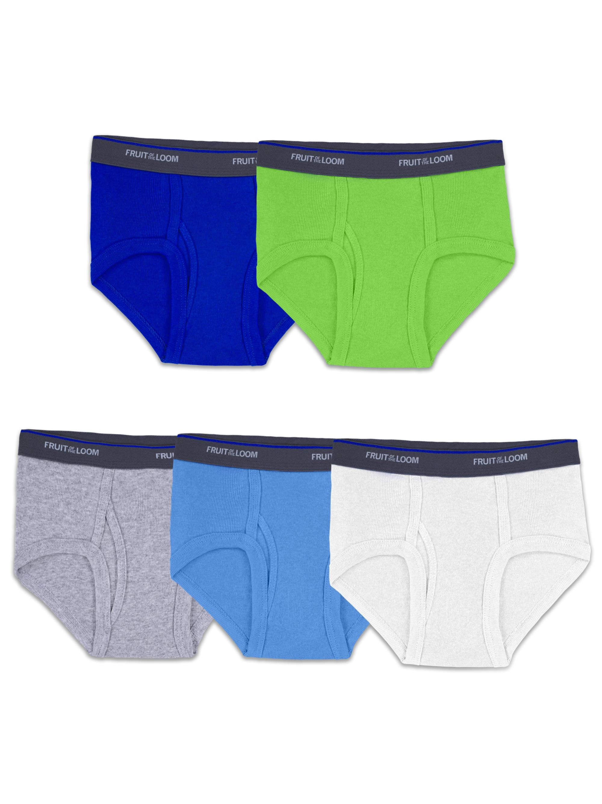 Fruit of the Loom Boys Fashion Brief Pack of 5