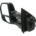 thumbnail image 3 of Kool Vue Towing Mirror Compatible With 2015-2018 Ford F-150 Left Driver Side Heated w/ Blind Spot Detection in Glass In-housing Signal Light Textured Black, 3 of 7