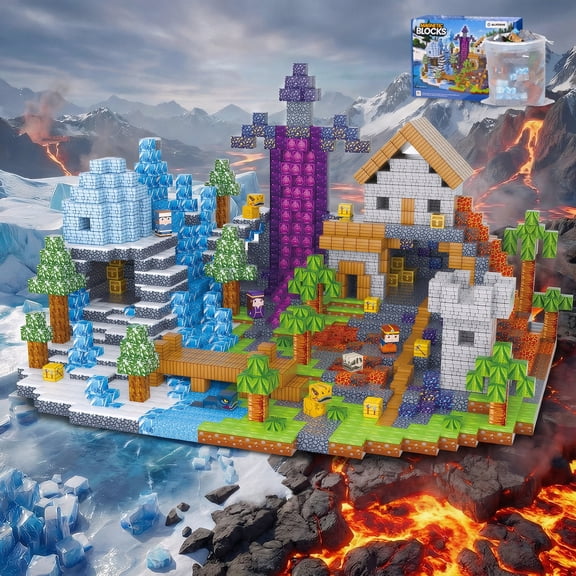 AUOSHI Magnetic Blocks, 200-Piece Magnetic Building Cubes Set for Kids, STEM Educational Toy, Birthday Gift for Boys and Girls Ages 3