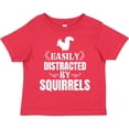 thumbnail image 3 of Inktastic Easily Distracted by Squirrels Boys or Girls Toddler T-Shirt, 3 of 5