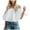 White, variant on Ichuanyi Womens Tops, Summer Women's Casual One Neck Solid Color Stretch Loose Hundred Shirt Blouse Tops