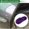 thumbnail image 3 of Universal Car Door Edge Protective Sealing Strip U-Type Door Scratch Protection Guard m -scratch Collision PVC Iron Purple, 3 of 6