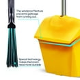 thumbnail image 7 of Yocada Heavy Duty Broom and Dustpan 2+1 Set 54" Iron Pole for Household Commercial Yellow&Black, 7 of 7