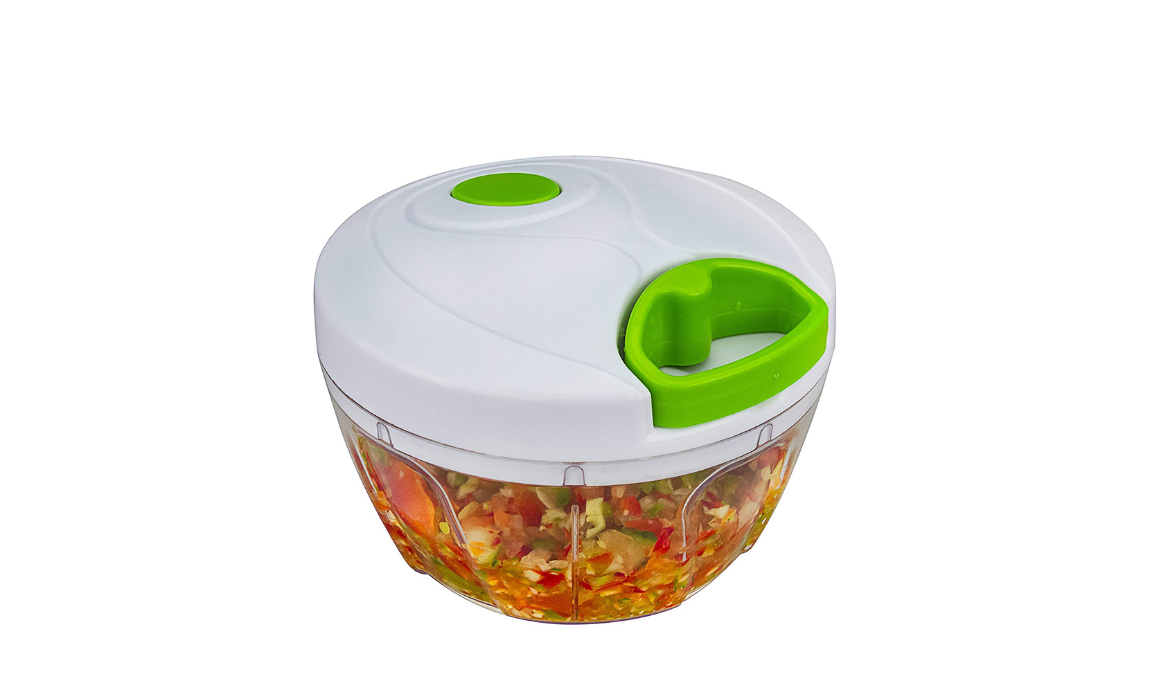 Compact & Powerful Hand Held Vegetable and Fruit Chopper and Slicer