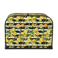 thumbnail image 2 of Goofa Orange and Lemon Print Toaster Cover 4 Slice, Four Slice Bread Machine Cover Quilted Toaster Covers Bread Maker Cover Kitchen Appliance Cover, 2 of 7