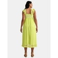 thumbnail image 2 of Destination Maternity Women’s Smocked Maxi Dress, Sizes S-2XL, 2 of 4