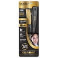 thumbnail image 2 of Plancha para aplanar el cabello y cerámica de alta temperatura, 1.5 pulgadas, color negro, 2 of 3