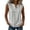 Gray, variant on ClodeEU Women's Henley V Neck Sleeveless Tank Top,Casual Loose Fit Solid Color Blouse with Button for Summer Black,Women's Plus L