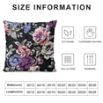 thumbnail image 5 of Chilfamy Flowers Pillow Covers for Couch Sofa Indoor Outdoor Throw Pillow Cover Soft and Durable 1PC 12x12in, 5 of 5
