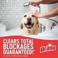 thumbnail image 6 of Drano Max Gel Drain Clog Remover & Cleaner, Fast-Acting to Unclog Standing Water & Remove Hair, Grease & Food Blockages, Safe for all Pipes & Septic, Kitchen Sinks, Bathroom Showers, 80 Oz, 2 Pack, 6 of 10